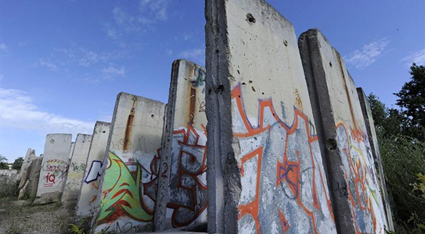 Los escombros vivos del muro de Berlín