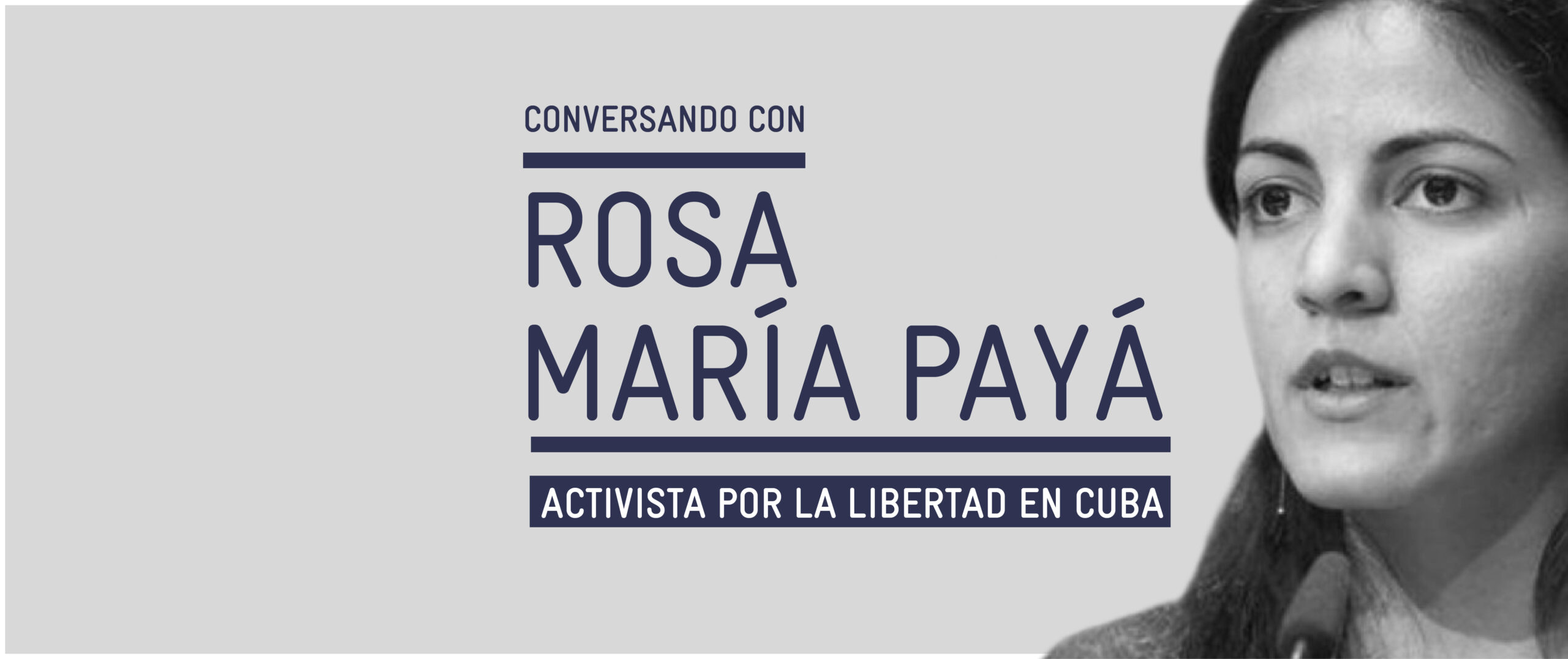 Inscripciones: Conversando con Rosa María Payá en FPP Valparaíso