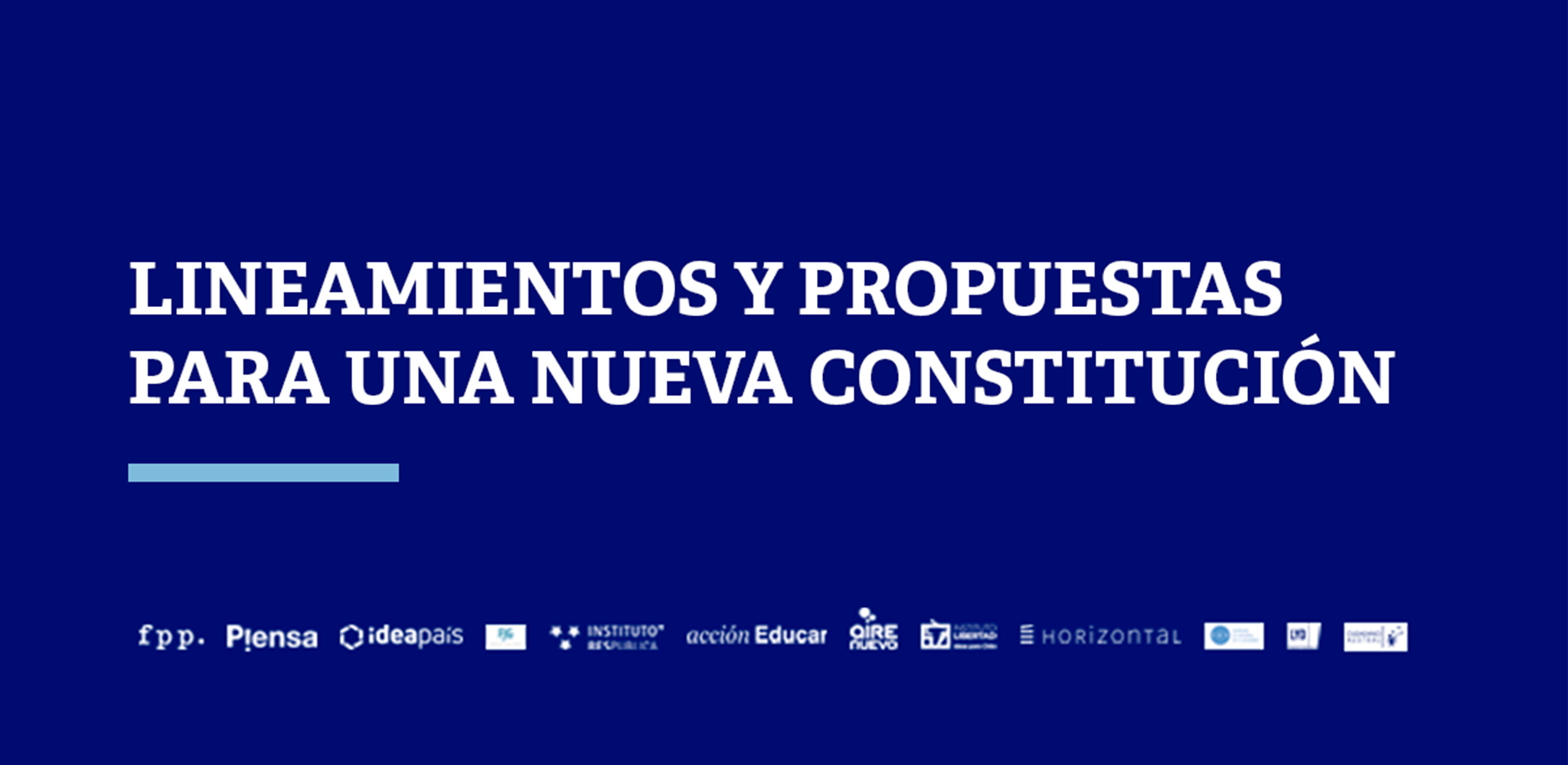 FPP junto a 11 centros de estudio dan a conocer propuestas para nueva Constitución