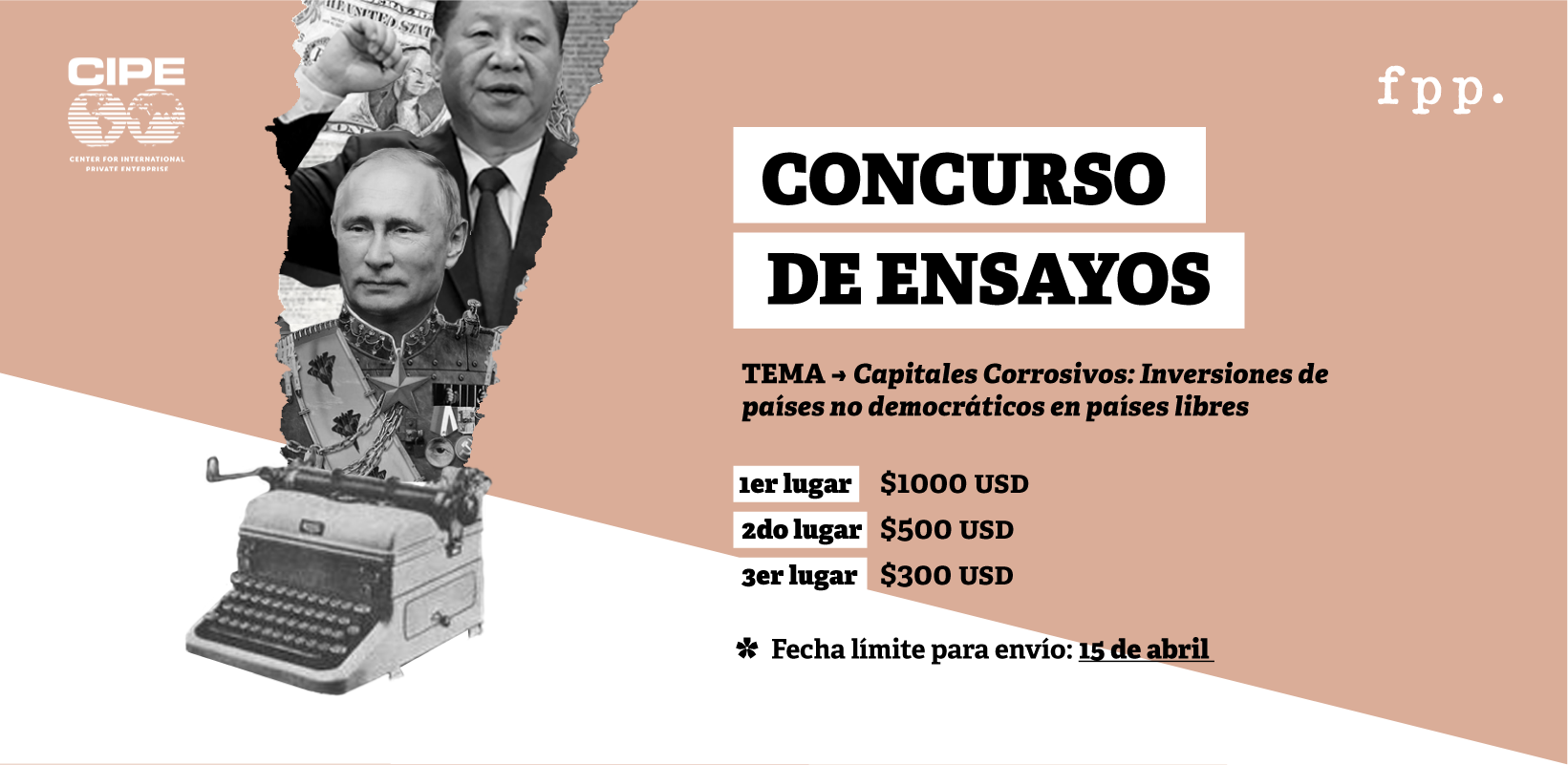 1er concurso de ensayos sobre Capitales corrosivos en Chile